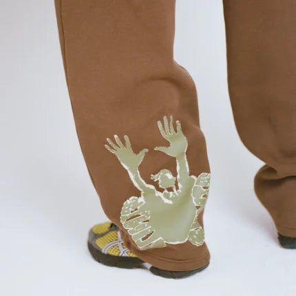 Clints Stencil – Brown/Green Sweatpants