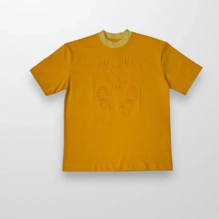 Clints Embossed Stencil T-Shirt – Yellow