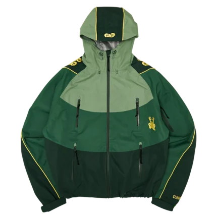 Clints Waterproof Jacket – Green/Yellow