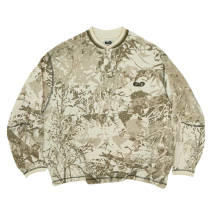 Clints Waffle Leaf Top LS