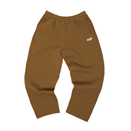 Clints Fleece Panel Sweatpants – Brown