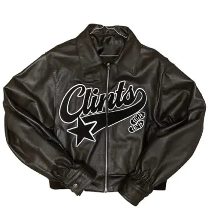Clints Inc Leather Jacket – Black