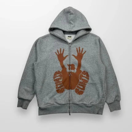 Clints Inc Step Correct Hoodie – Grey