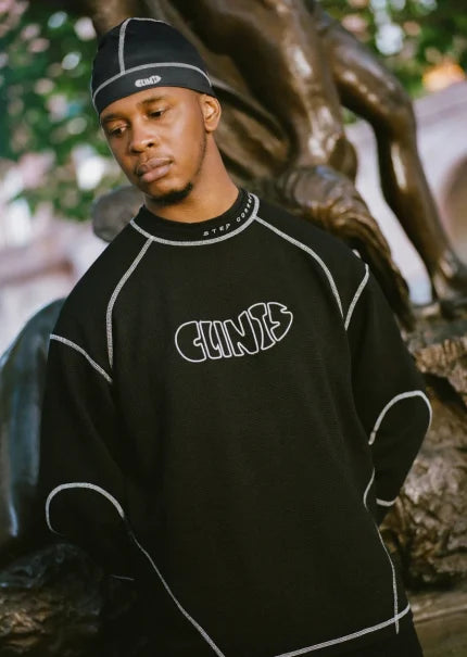 Clints Classic Waffle Tee – Black