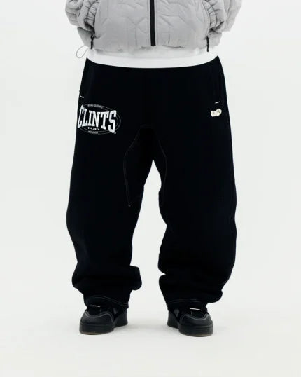 Clints Contrast Stitch Boxing Sweatpants