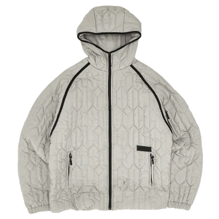 Clints Quilted Puffer – Grey