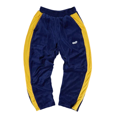 Clints Velour track – Blue/yellow pant