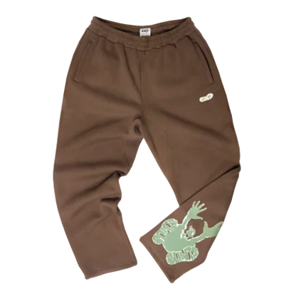 Clints Stencil – Brown/Green Sweatpants