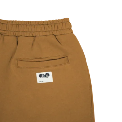 Clints Fleece Panel Sweatpants – Brown