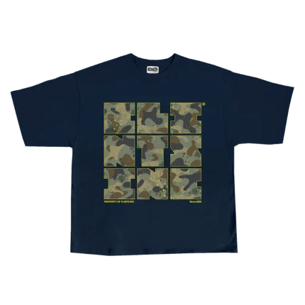 Clints Camo Spellout Tee