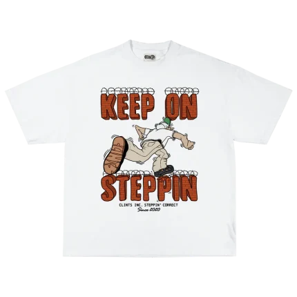 Clints Keep on Steppin Tee