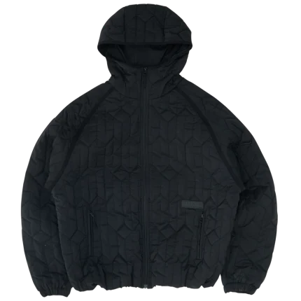 Clints Quilted Puffer – Black
