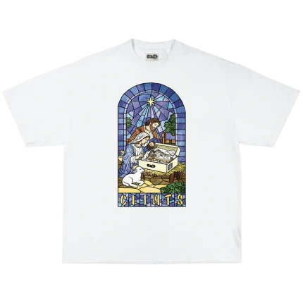 Clints Stained Glass – Heavyweight Tee