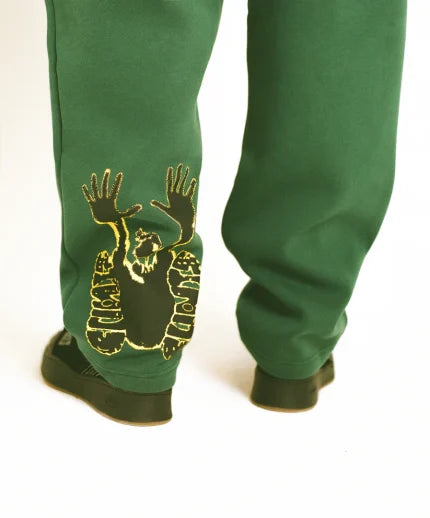 Clints Stencil – Green Sweatpants
