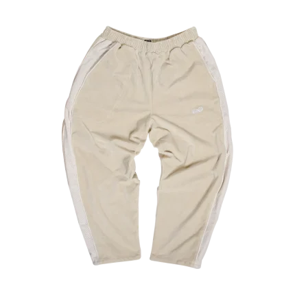 Clints Velour track – Ivory White pant