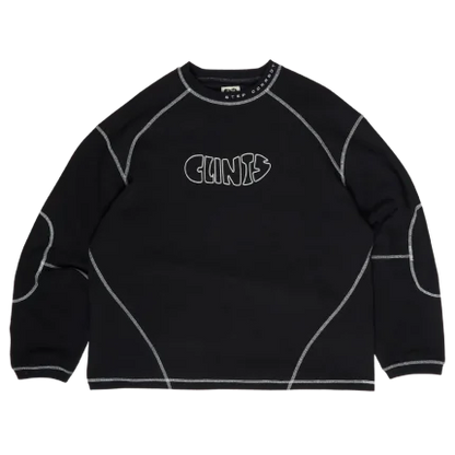 Clints Classic Waffle Tee – Black